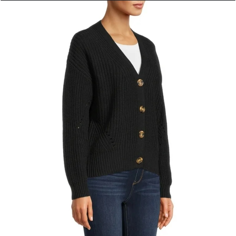 NWT Marbled Button Cardigan